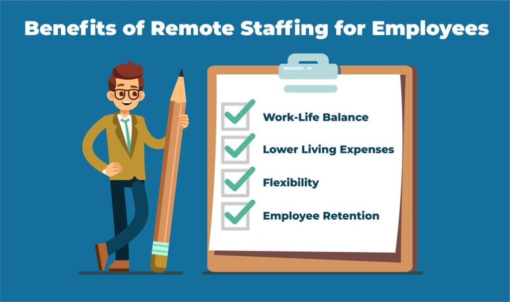 Benefits of Remote Staffing for Employees 