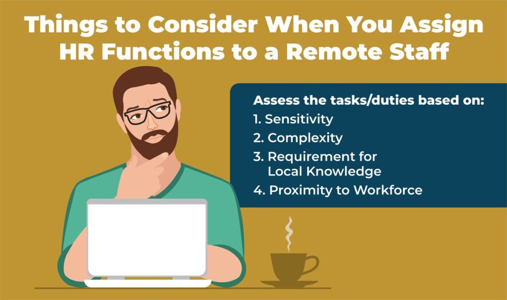 Things to Consider When You Assign HR Functions to a Remote Staff