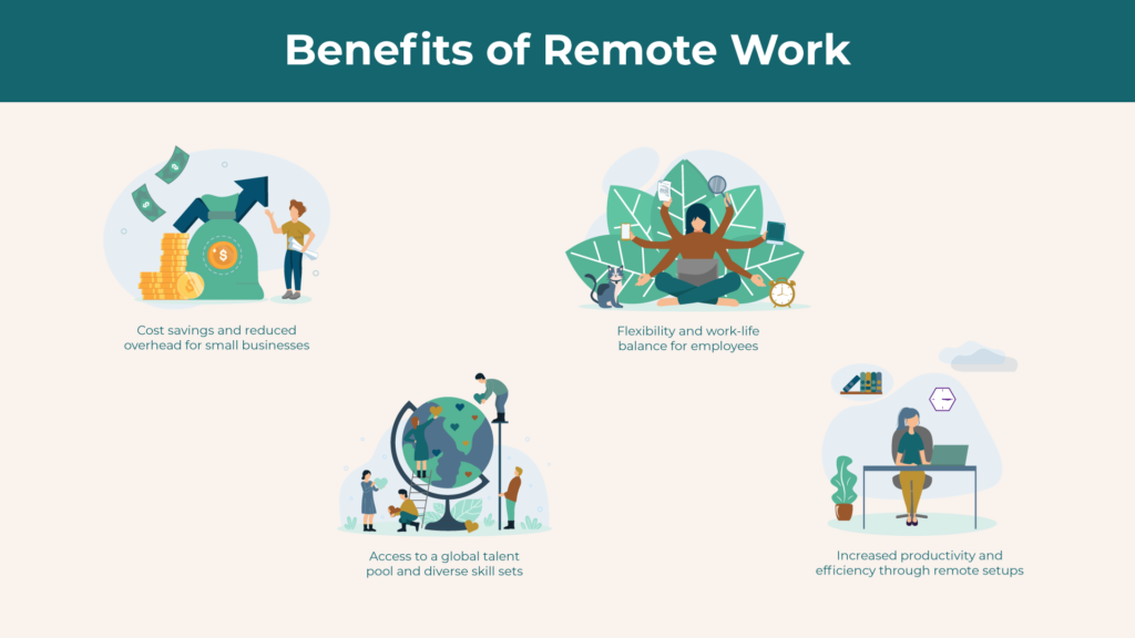 What are the benefits of remote work