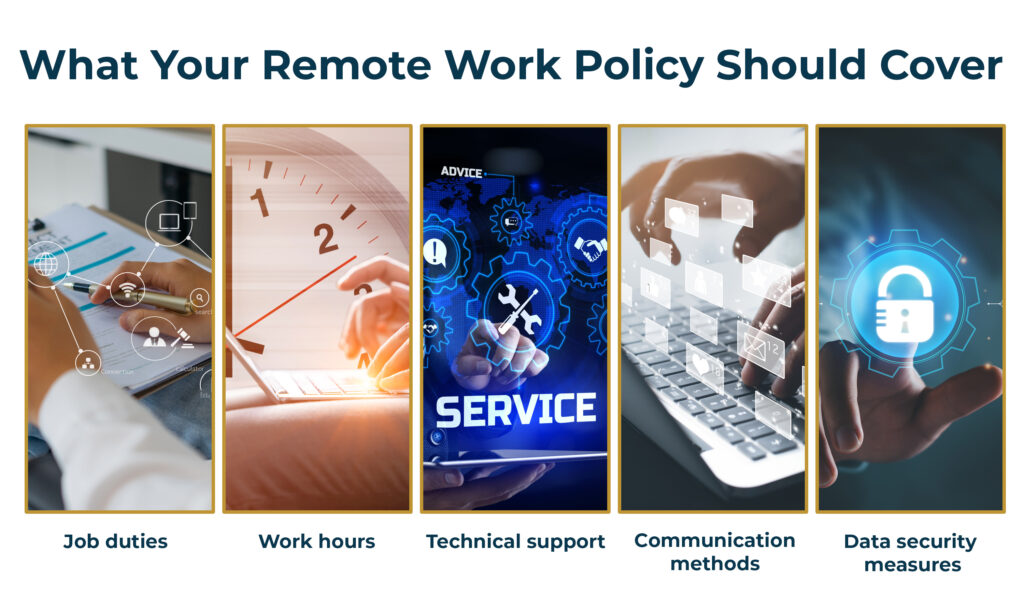 What Your Remote Work Policy Should Cover What Your Remote Work Policy Should Cover