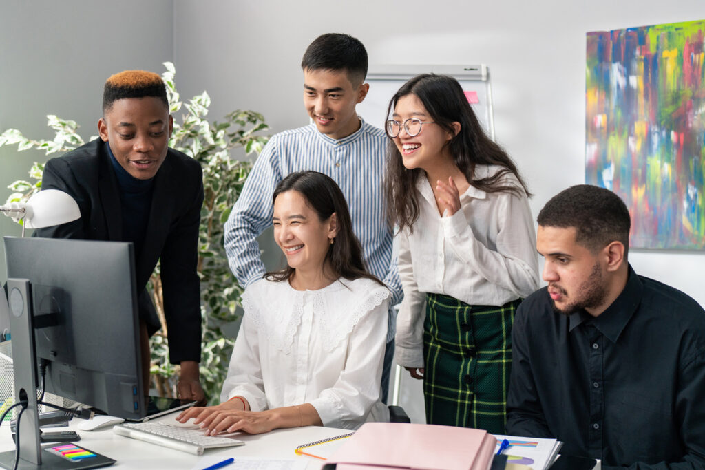 An iSupport Worldwide team of software engineers.