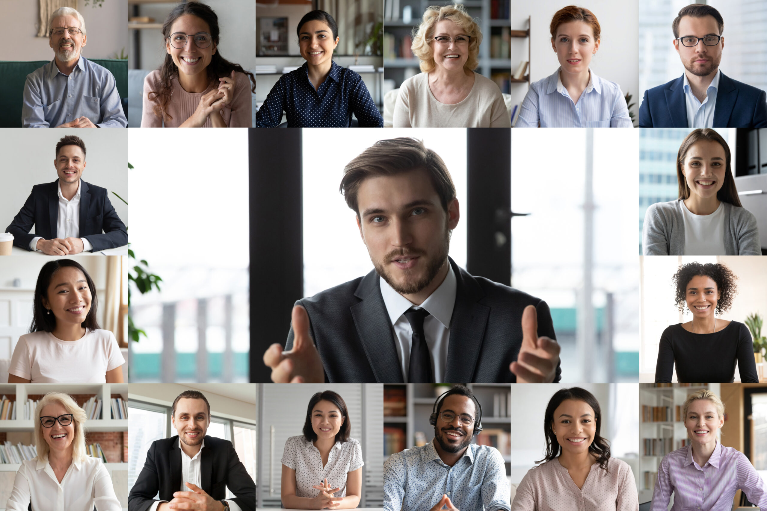 Remote Work - Global connection with other people Remote Work - Global connection with other people