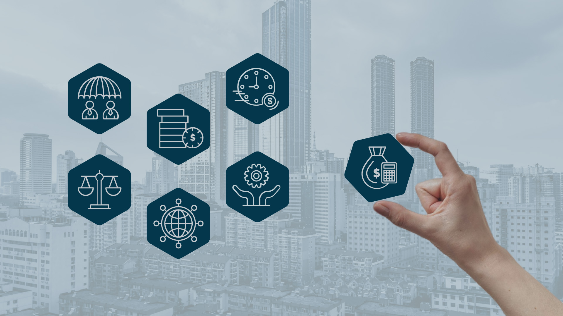 Middle market - Symbols related to economy - Medium sized business - iSwerk