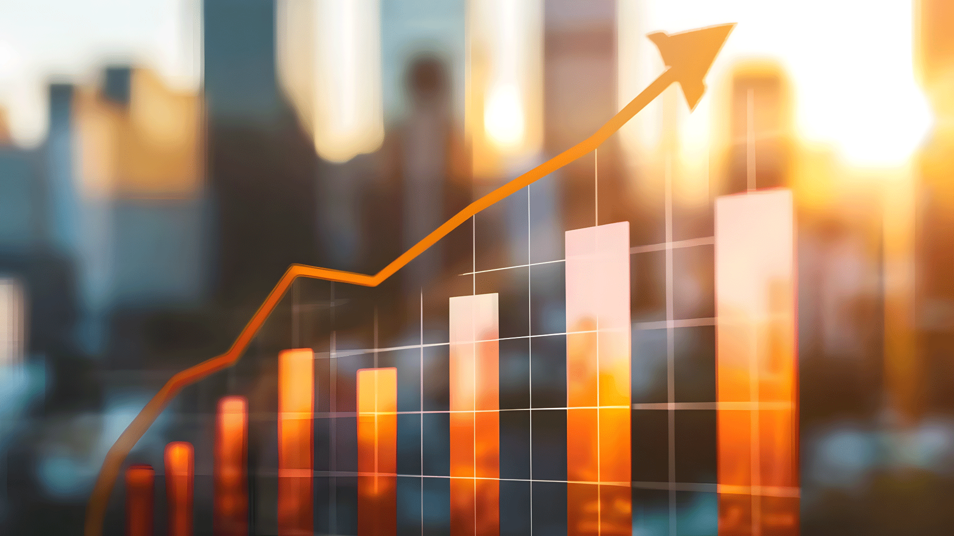 Remote Staffing- A graph showing a positive trend Remote Staffing- A graph showing a positive trend