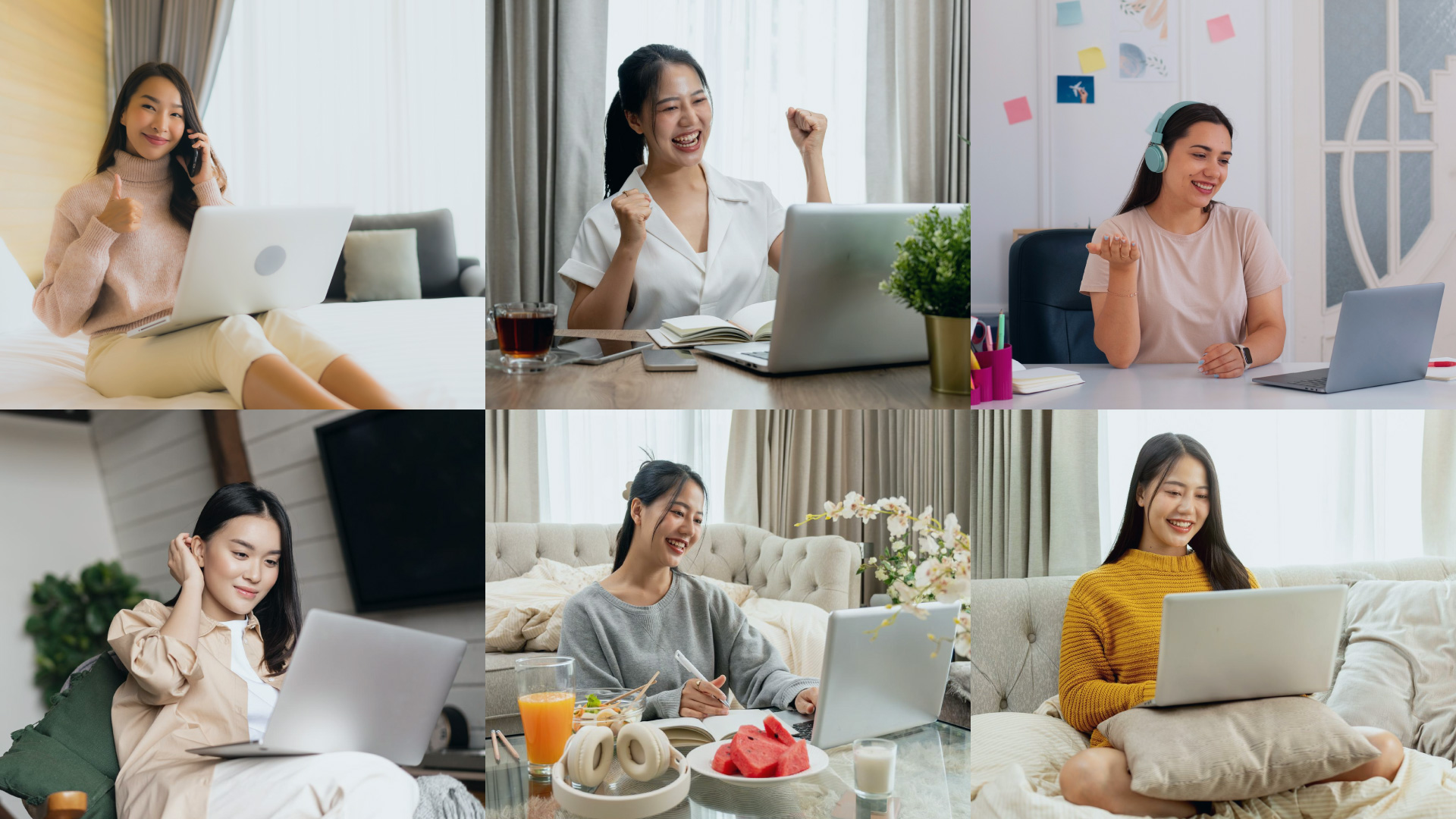 Remote Work - Happy remote employees- Remote Staffing Remote Work - Happy remote employees- Remote Staffing