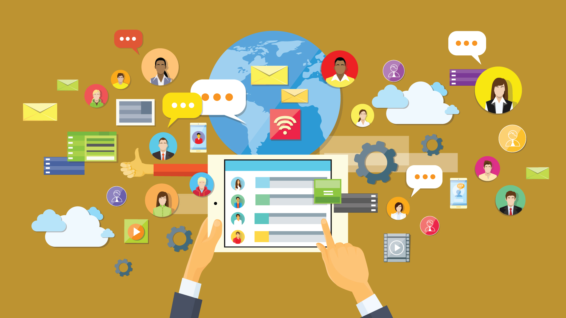 Remote Work - graphic images of tools for virtual team building - Remote Staffing Solutions - iSwerk Remote Work - graphic images of tools for virtual team building - Remote Staffing Solutions - iSwerk