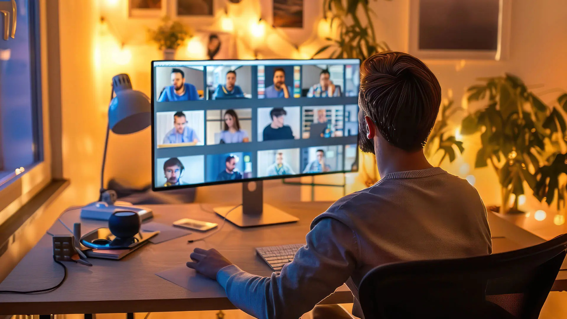 Remote Work -Remote software developers working with client through virtual meeting - iSwerk Remote Work -Remote software developers working with client through virtual meeting - iSwerk